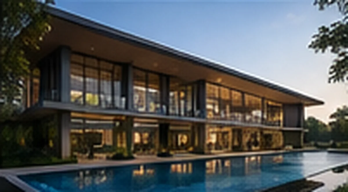 Artist's impression of the Lodha Hoskote grand clubhouse