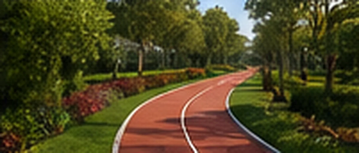 Artist's impression of the Lodha Hoskote jogging track