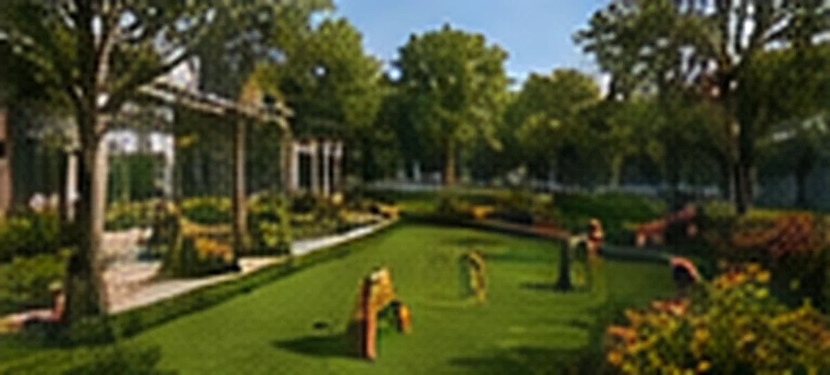 Artist's impression of the Lodha Hoskote pet park